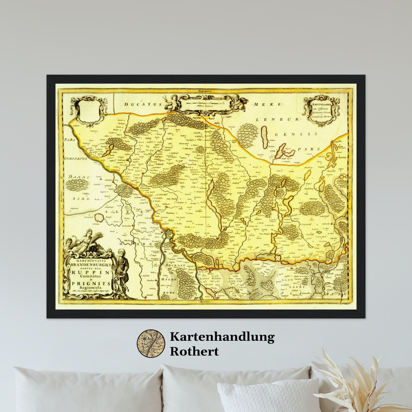 Region Prignitz Ruppin um 1750