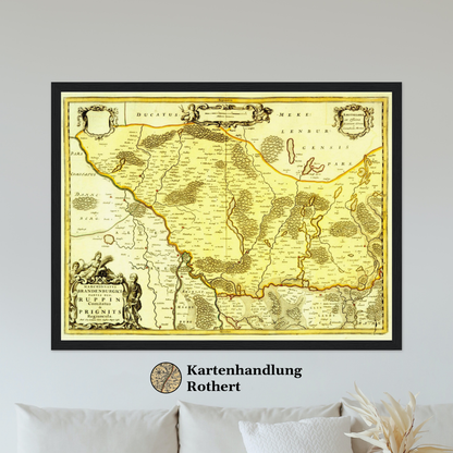 Region Prignitz Ruppin um 1750