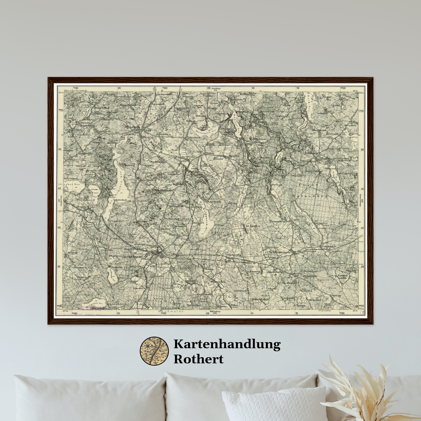 Region Ortelsburg um 1930