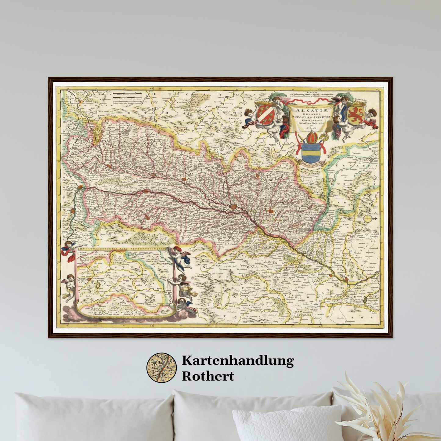 Historical city map  Test product horizontal 3 sizes