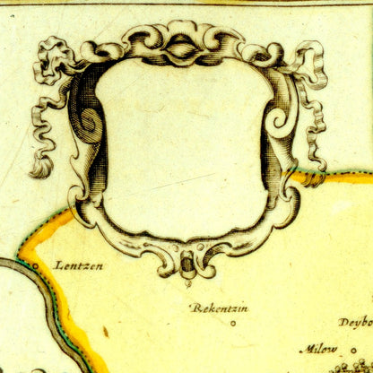 Region Prignitz Ruppin um 1750