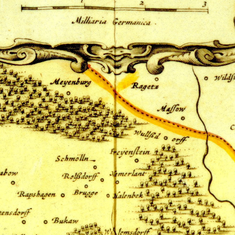 Region Prignitz Ruppin um 1750