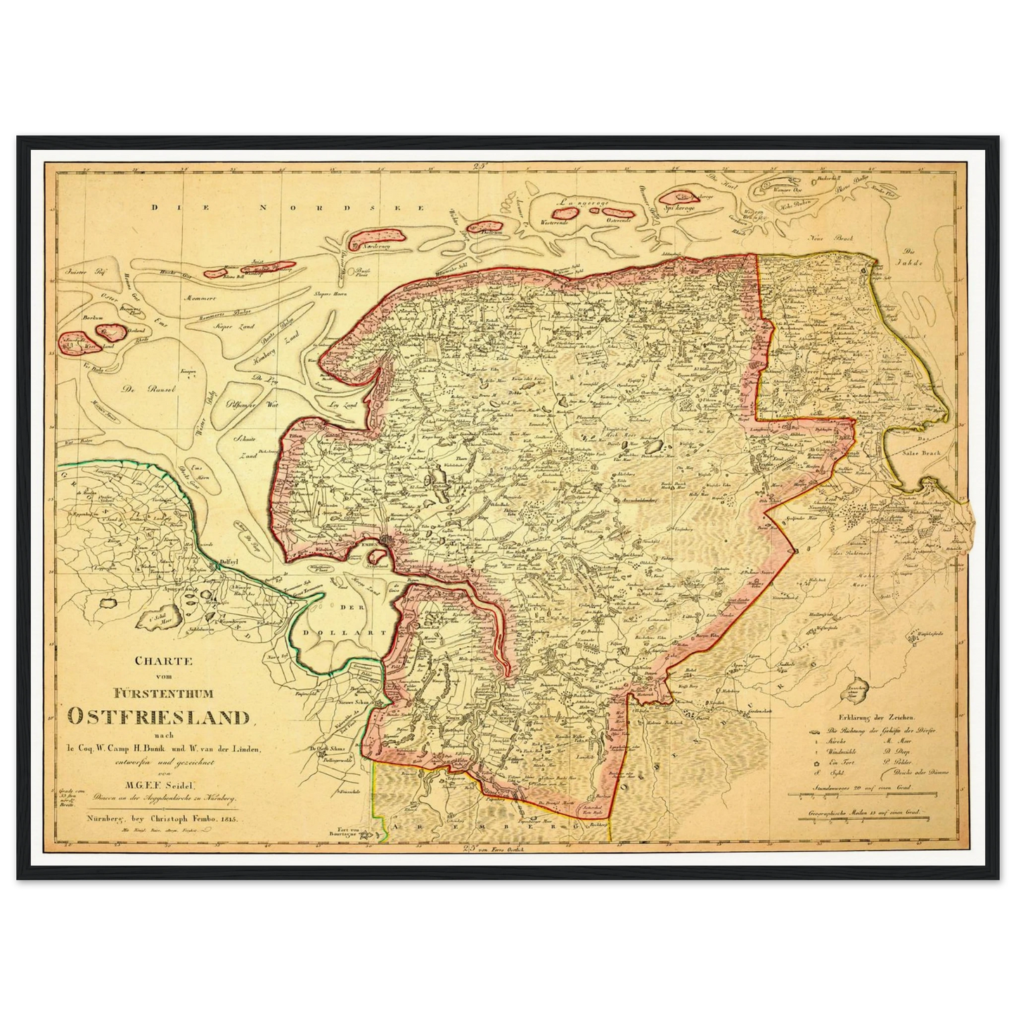 Historical city map  Test product horizontal 3 sizes