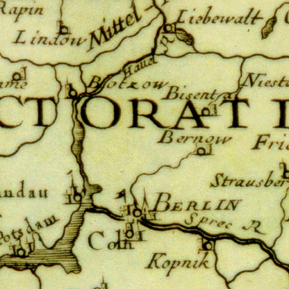 Ostdeutschland um 1684