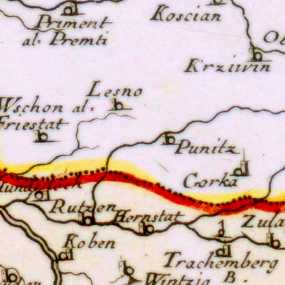 Ostdeutschland um 1684