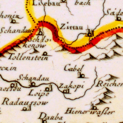 Ostdeutschland um 1684