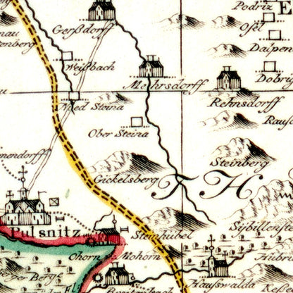 Ämter Radeberg & Stolpen um 1754