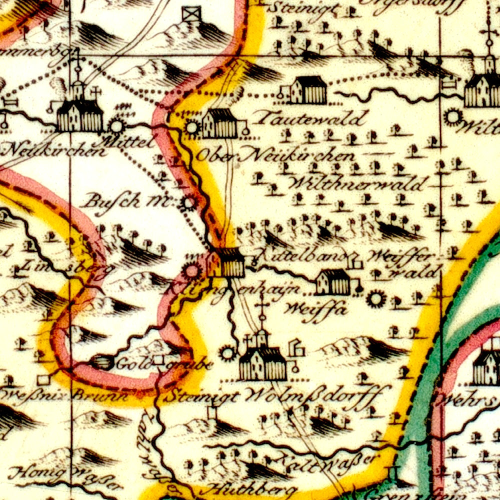 Ämter Radeberg & Stolpen um 1754