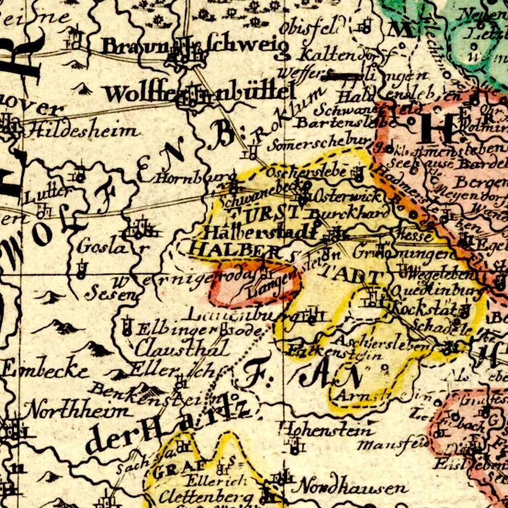 Preußische Besitzungen um 1750