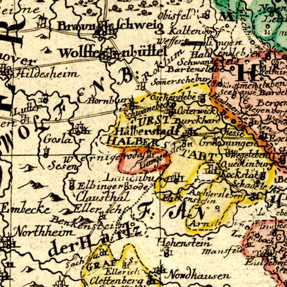 Preußische Besitzungen um 1750