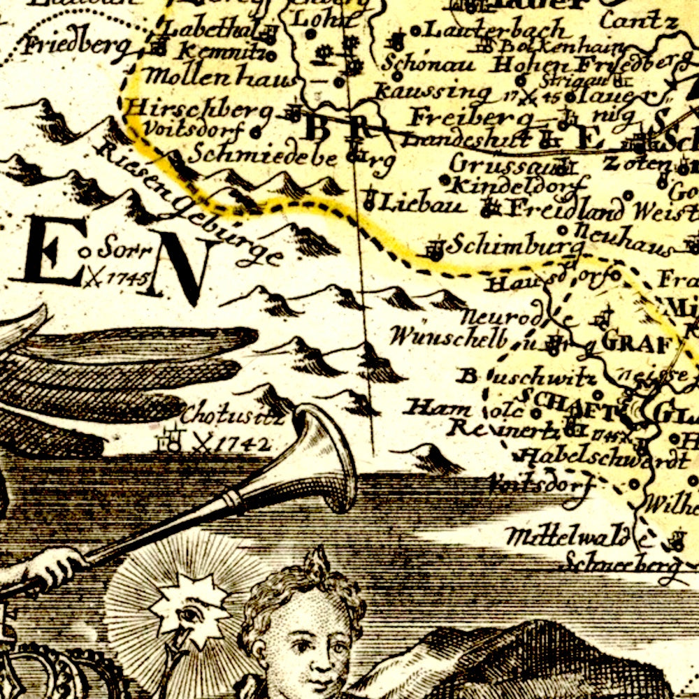 Preußische Besitzungen um 1750