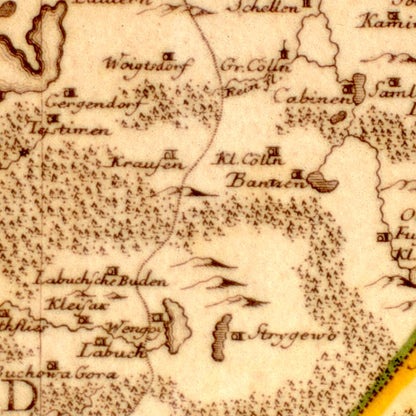 Region Lötzen Masuren um 1750