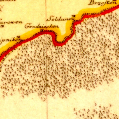Region Lötzen Masuren um 1750