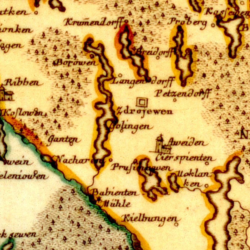 Region Masuren um 1750