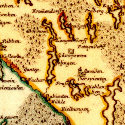 Region Masuren um 1750
