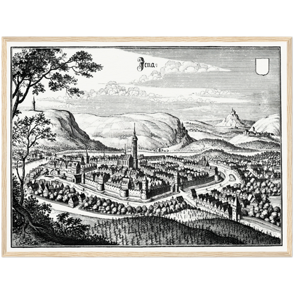 Historical city map  Test product horizontal 3 sizes