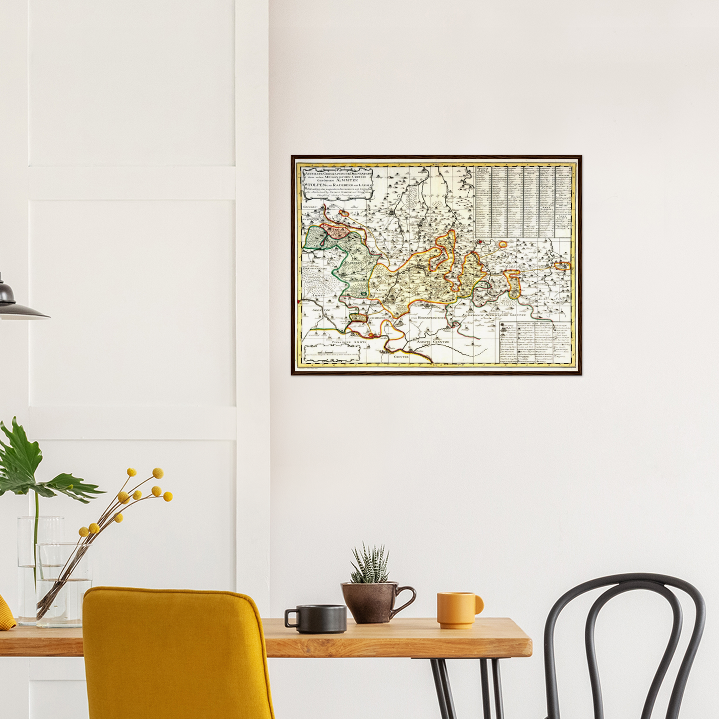 Ämter Radeberg & Stolpen um 1754