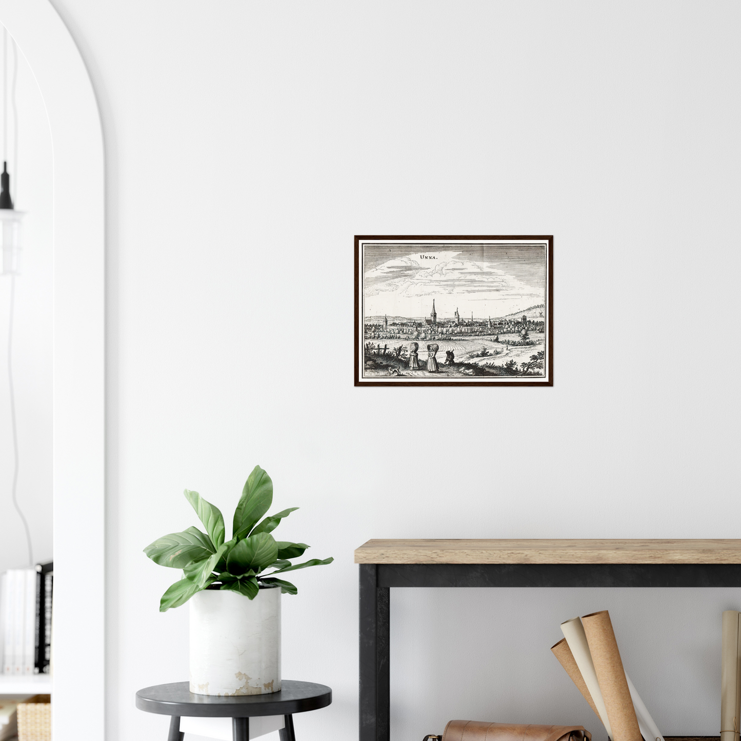 Historical city map  Test product horizontal 3 sizes