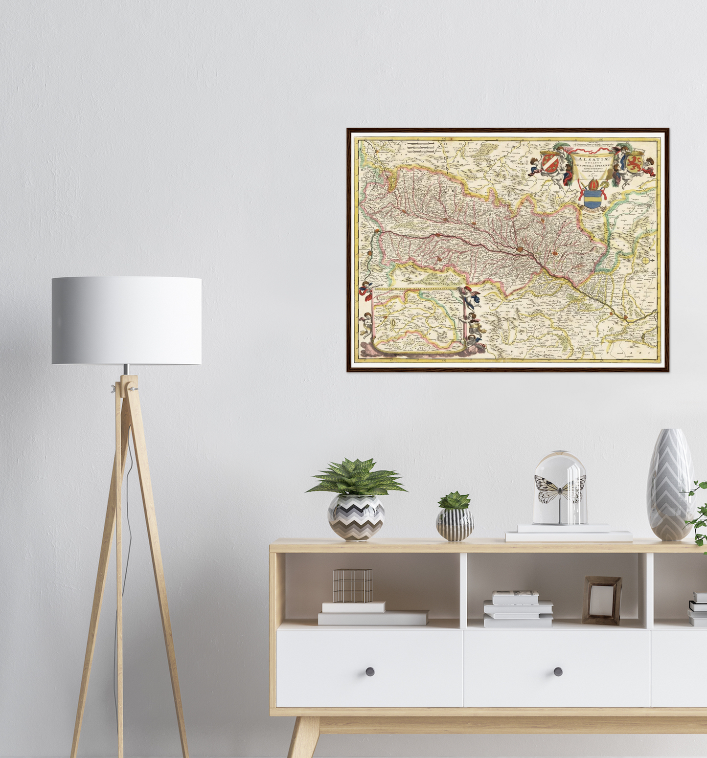 Historical city map  Test product horizontal 3 sizes