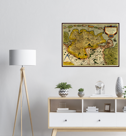 Historical city map  Test product horizontal 3 sizes