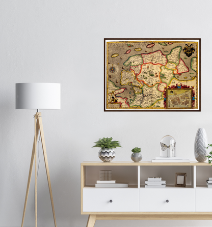 Historical city map  Test product horizontal 3 sizes