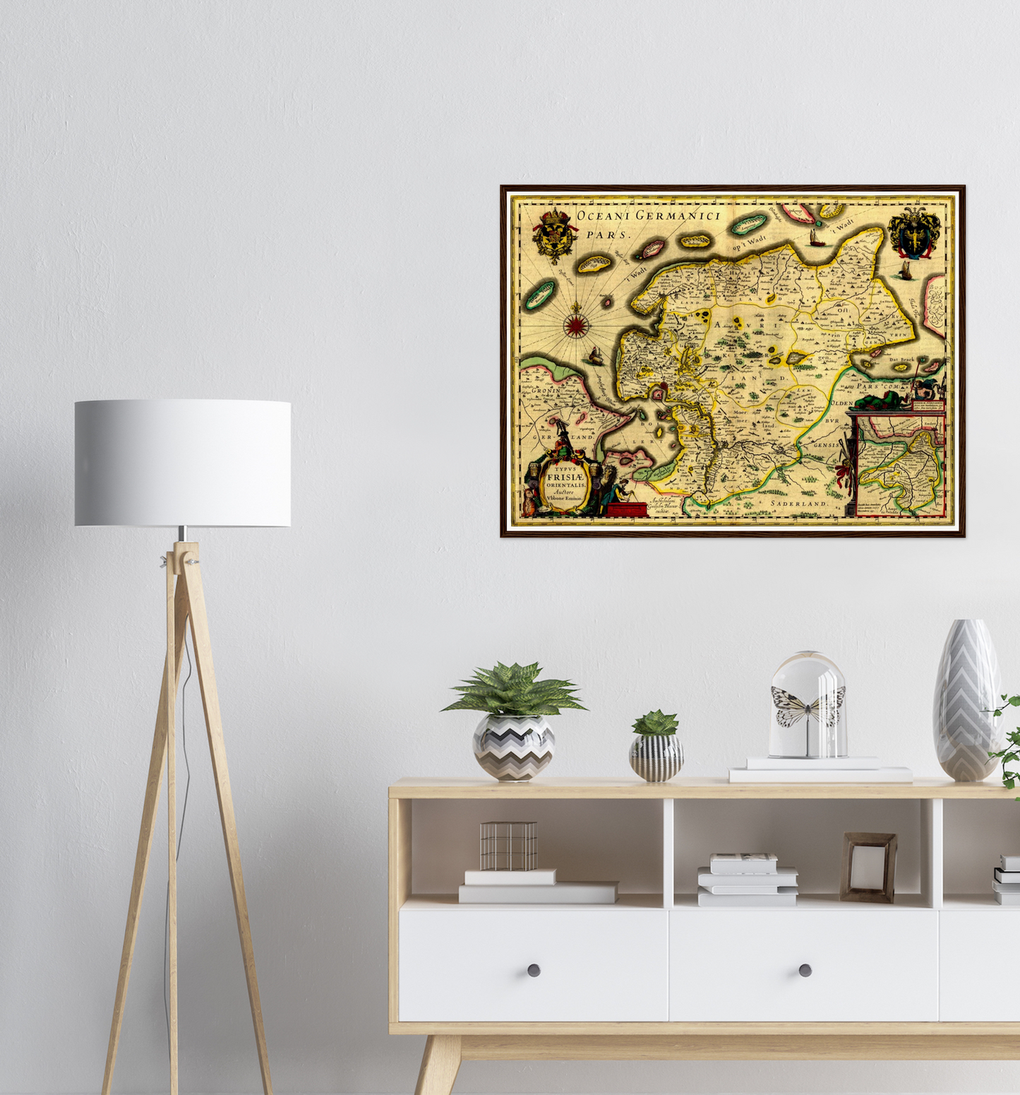 Historical city map  Test product horizontal 3 sizes