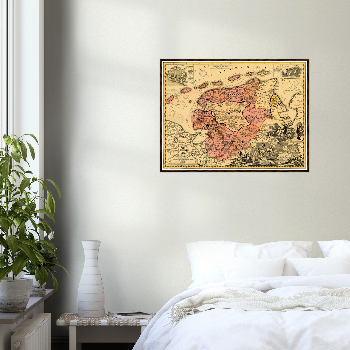 Historical city map  Test product horizontal 3 sizes