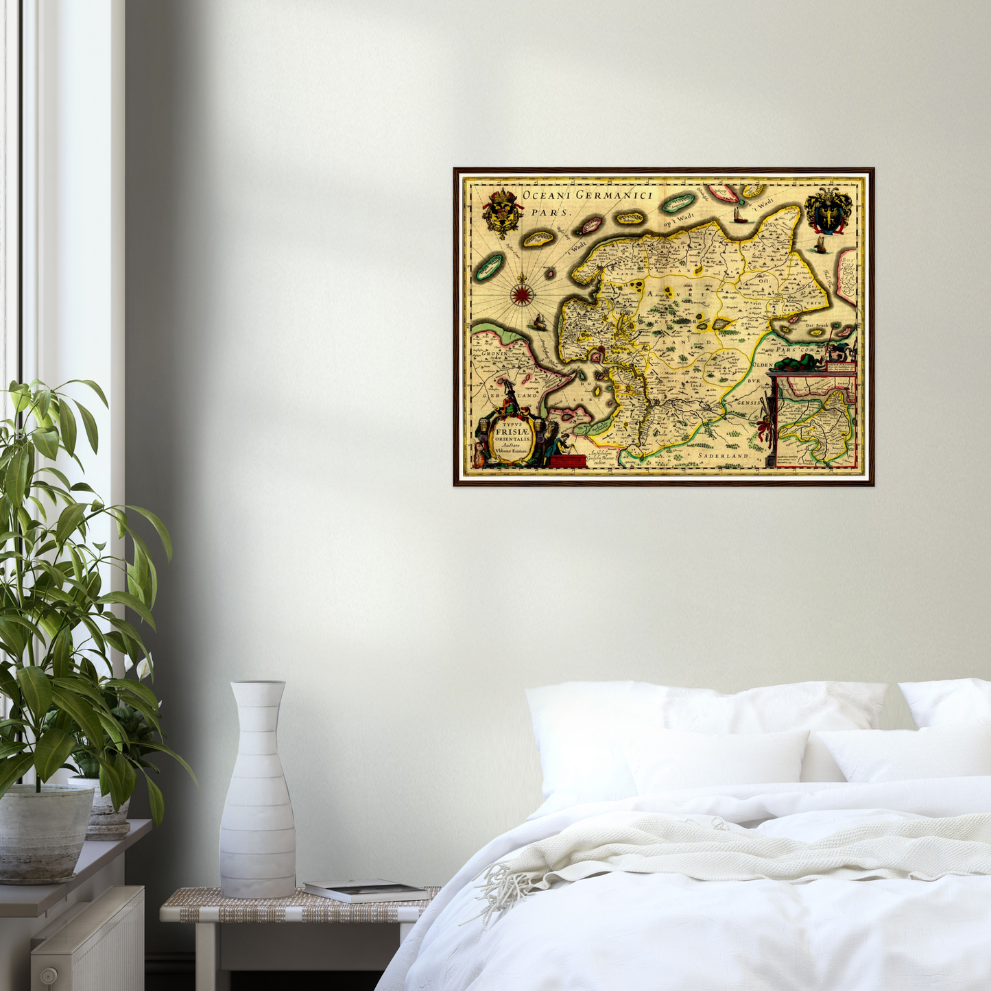 Historical city map  Test product horizontal 3 sizes
