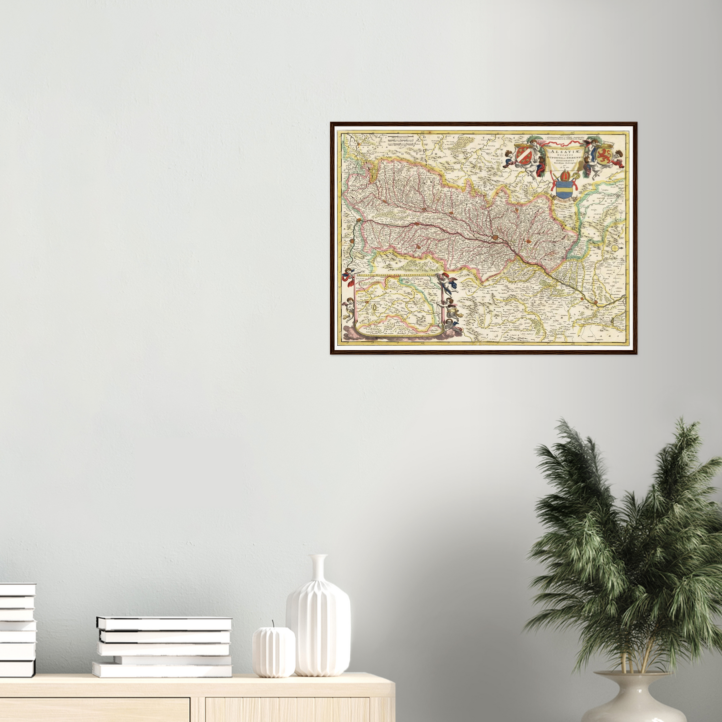 Historical city map  Test product horizontal 3 sizes
