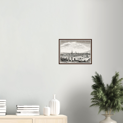 Historical city map  Test product horizontal 3 sizes