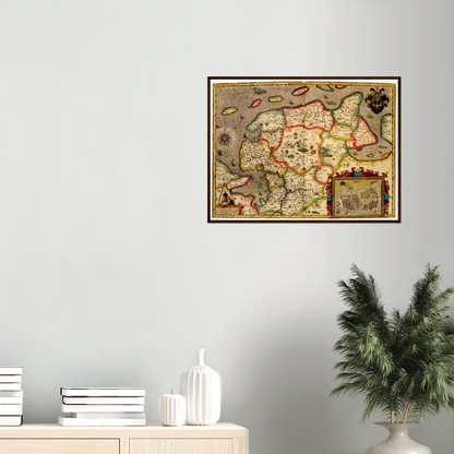 Historical city map  Test product horizontal 3 sizes