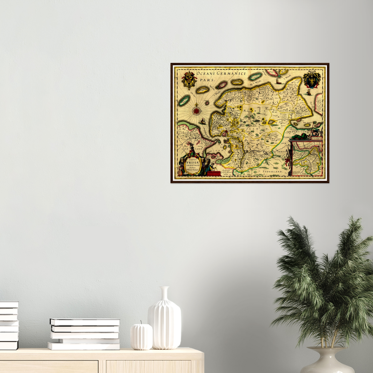 Historical city map  Test product horizontal 3 sizes