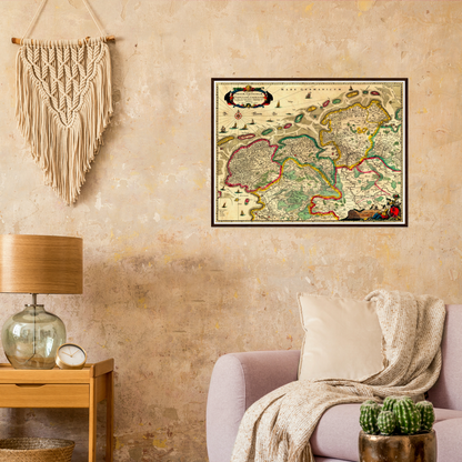 Historical city map  Test product horizontal 3 sizes