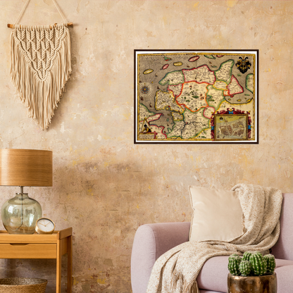 Historical city map  Test product horizontal 3 sizes