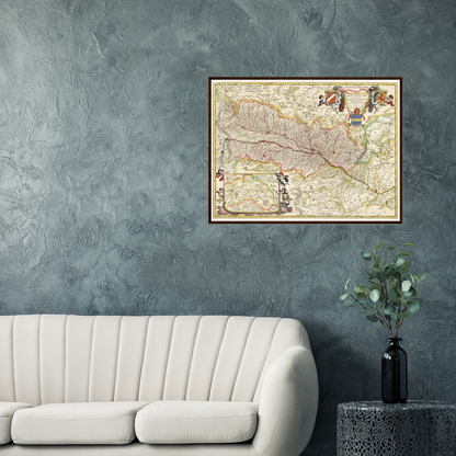 Historical city map  Test product horizontal 3 sizes