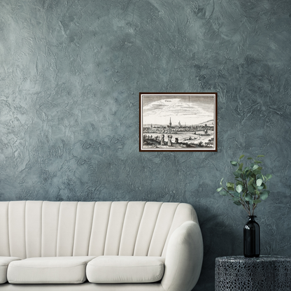 Historical city map  Test product horizontal 3 sizes