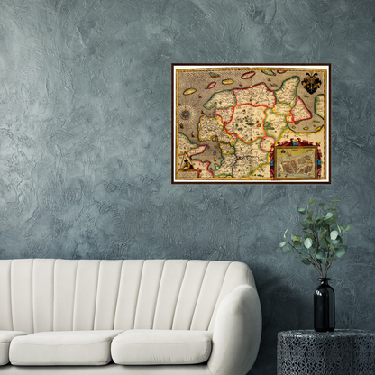 Historical city map  Test product horizontal 3 sizes