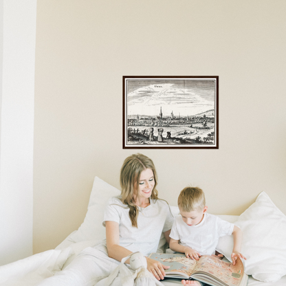 Historical city map  Test product horizontal 3 sizes