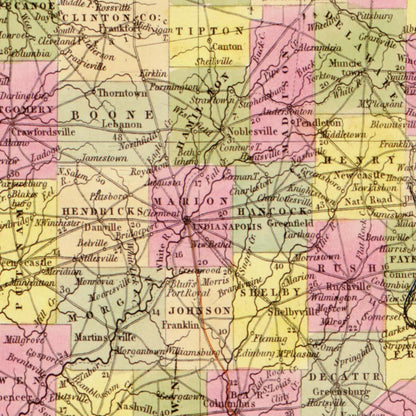 Historical city map  Test product horizontal 3 sizes