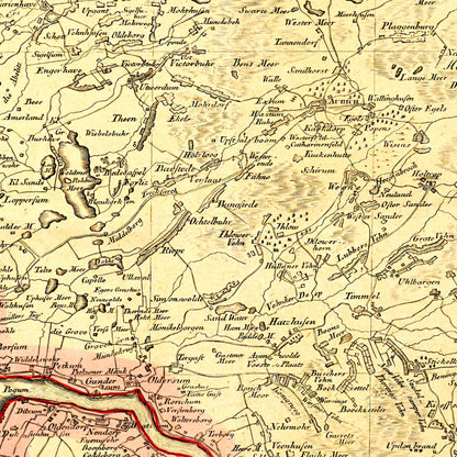 Historical city map  Test product horizontal 3 sizes