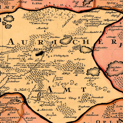 Historical city map  Test product horizontal 3 sizes