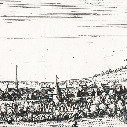 Historical city map  Test product horizontal 3 sizes