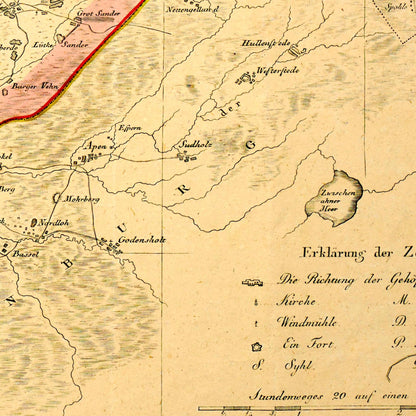 Historical city map  Test product horizontal 3 sizes