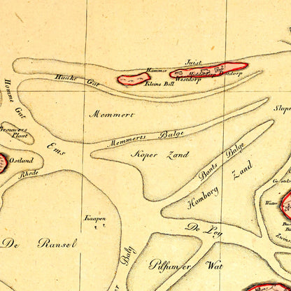 Historical city map  Test product horizontal 3 sizes