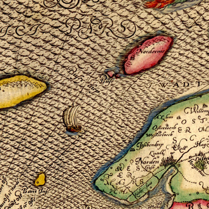 Historical city map  Test product horizontal 3 sizes