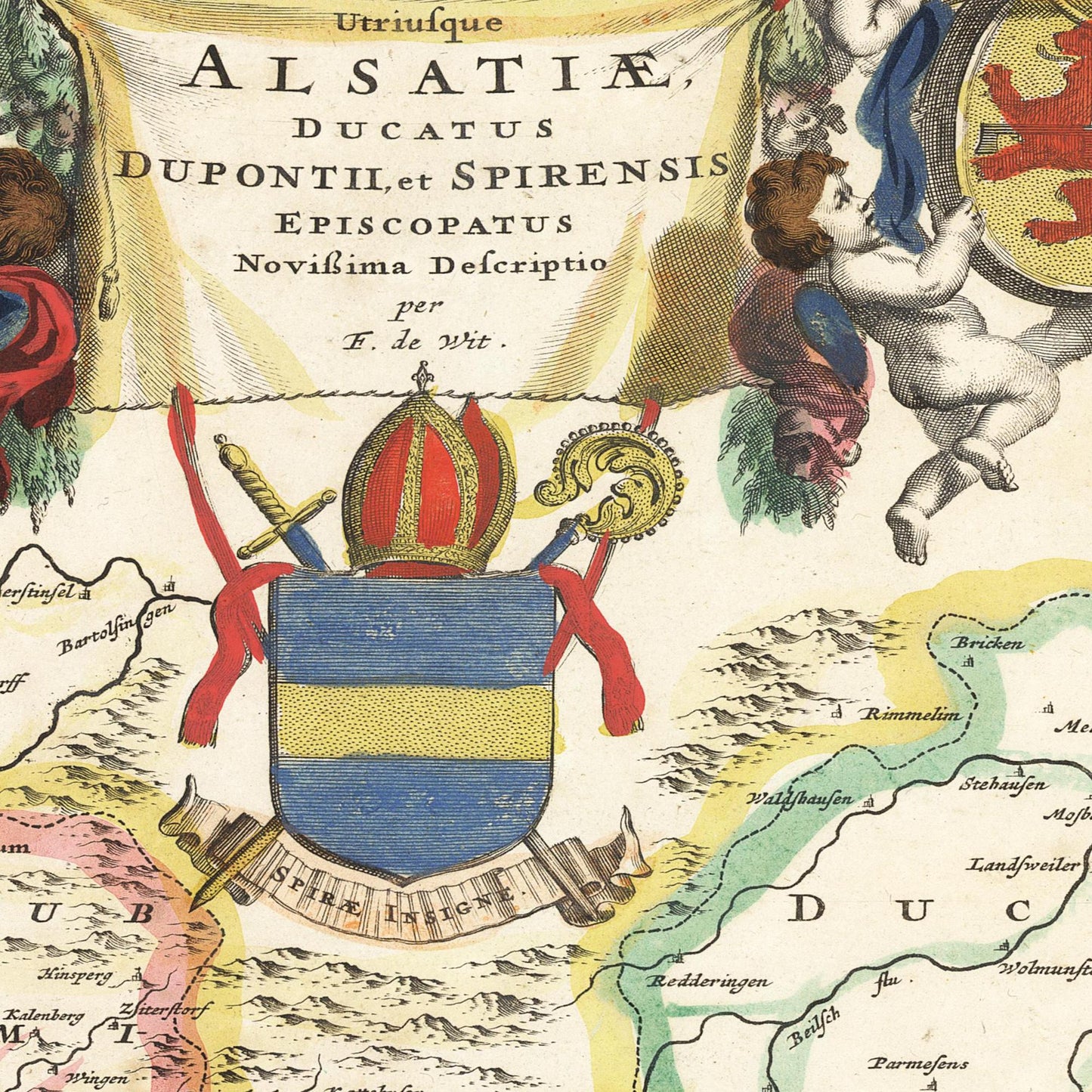 Historical city map  Test product horizontal 3 sizes