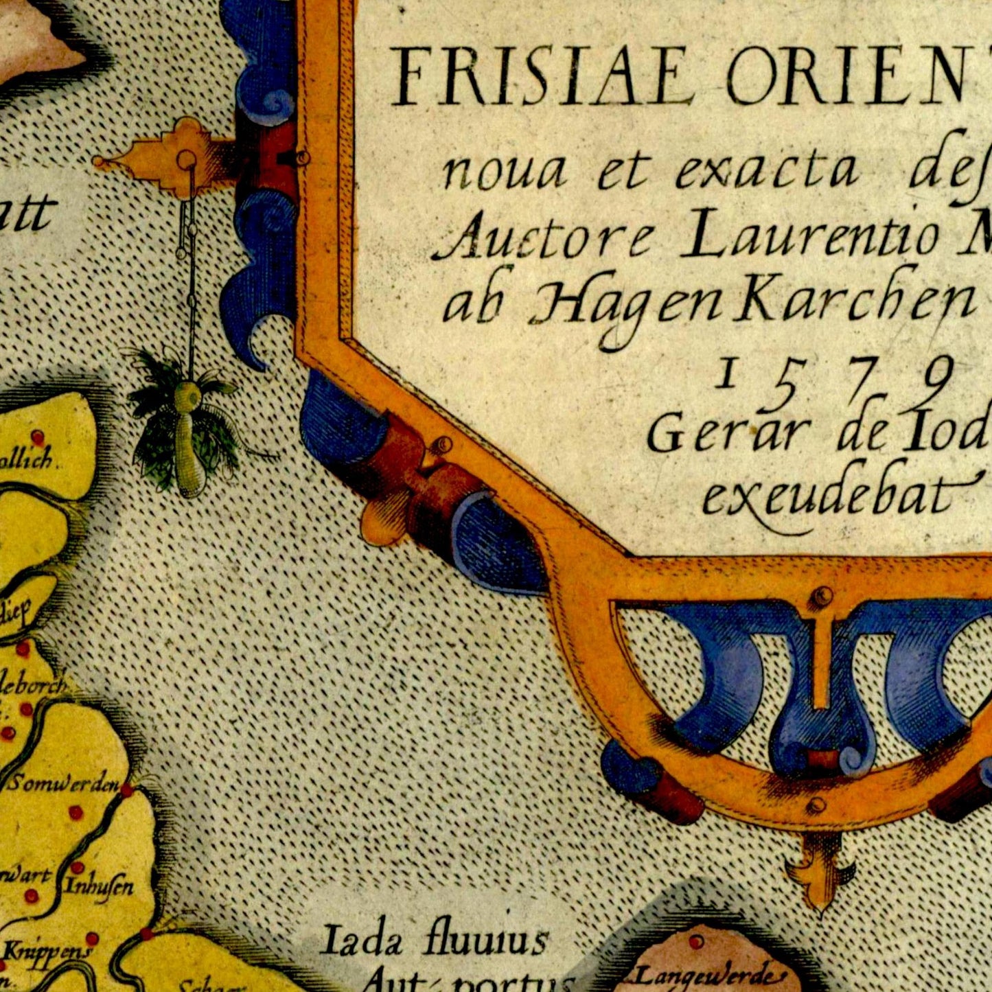 Historical city map  Test product horizontal 3 sizes