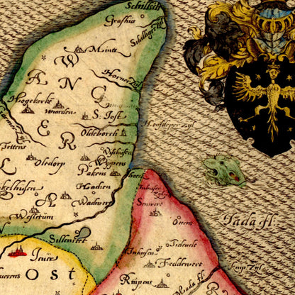 Historical city map  Test product horizontal 3 sizes