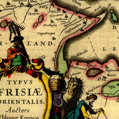 Historical city map  Test product horizontal 3 sizes