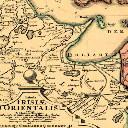 Historical city map  Test product horizontal 3 sizes